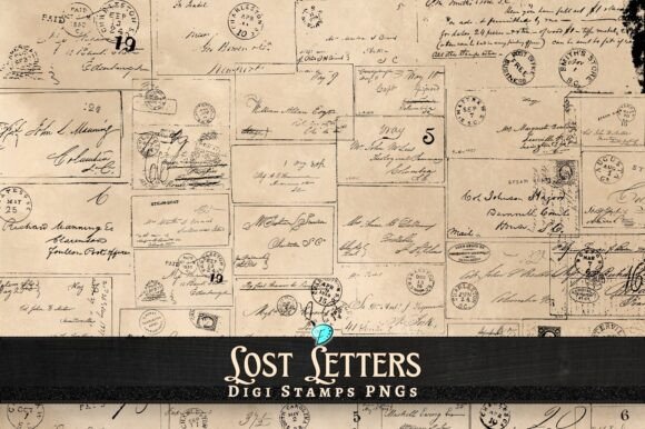 Download Lost Letter Digi Stamps Transparent PNG - Transparent png Collection