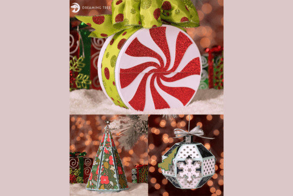 Download Merry and Bright Gift Boxes SVG Bundle - Premium Resources